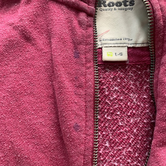 Roots L double zip hoodie - Picture 3 of 3